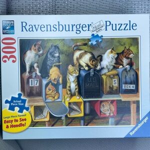 Ravensburger 300-Piece (Large Piece Format) “Cat’s Got Mail” Puzzle 🧩